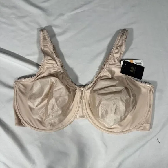 NEW $58 Wacoal [‎ 44DD ] Basic Beauty Seamless Underwire Bra Naturally Nude 6345